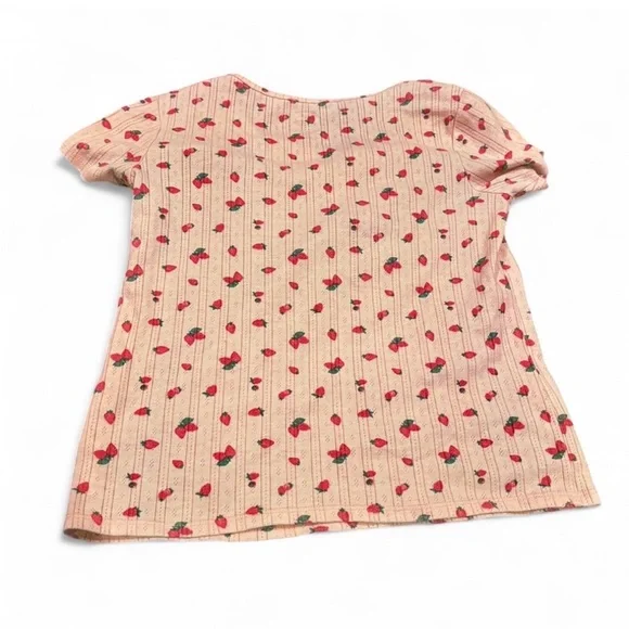 Pink Strawberry Levi's Top - Picture 2 of 6